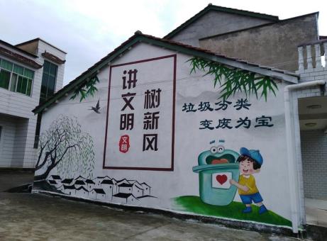 宁海墙绘是现在流行的墙体广告