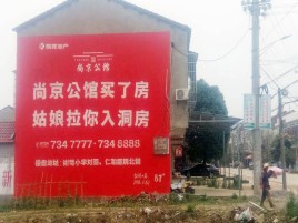 宁海墙体广告在乡镇、农村市场的媒体优势