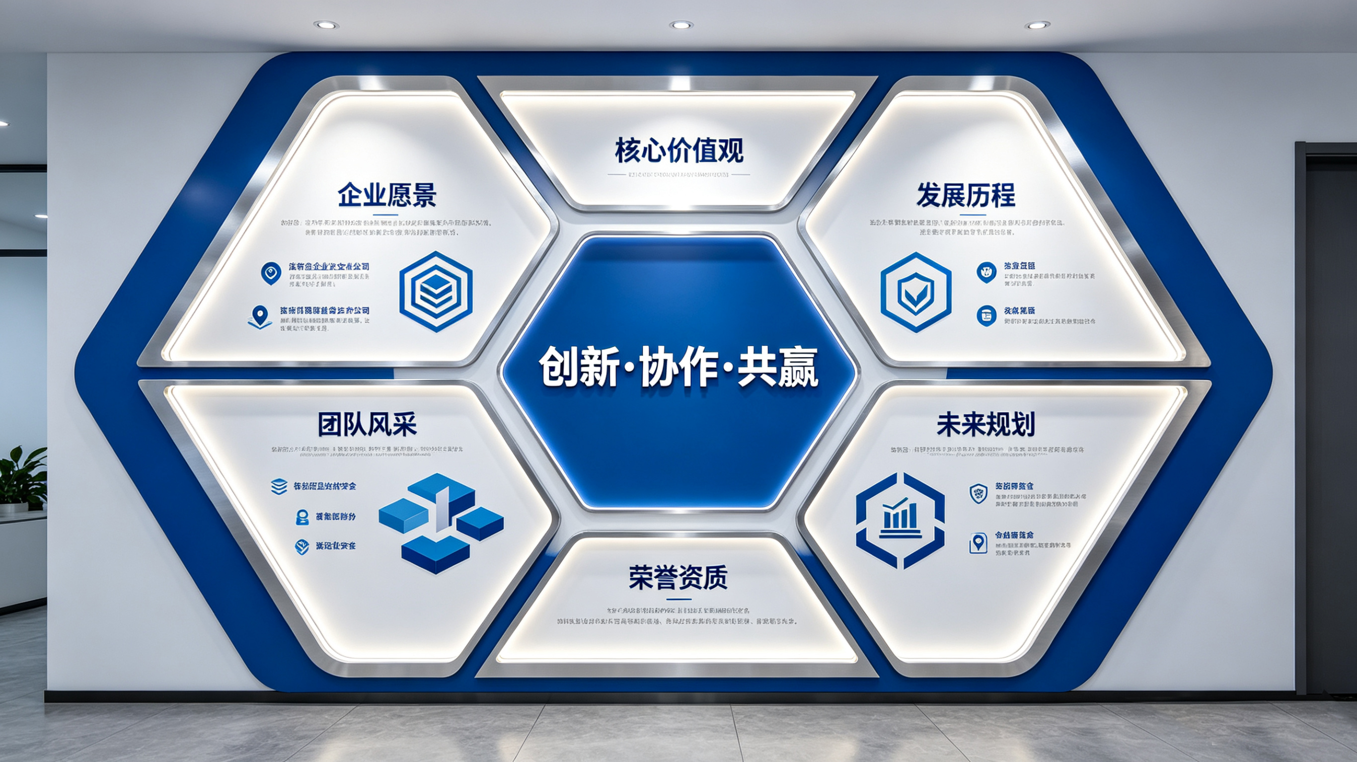 宁海企业文化墙六边形避坑指南（新手常犯5个错误）
